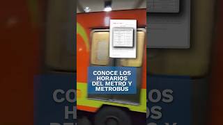 Conoce los horarios de servicio del Metro y Metrobús por la toma de protesta de Sheinbaum shorts [upl. by Hawthorn]