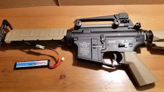 74 vs 111 lipo Airsoft BOLT B4A [upl. by Sew]