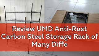 Review UMD AntiRust Carbon Steel Storage Rack of Many Different Sizes [upl. by Barstow257]