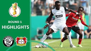 Leverkusen eliminated after First Round Elversberg vs Leverkusen 43  Highlights  DFB Pokal [upl. by Haletta]