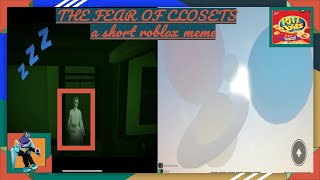 The Fear of Closets  a short ROBLOX meme shorts horrorstories [upl. by Rodoeht]