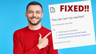 Fix How To Fix This Site Cant Be Reached Error 2023 [upl. by Edie]