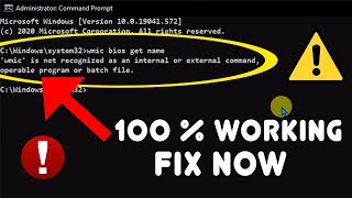 FIX wmic is not recognized as an internal or external command operable program or batch file [upl. by Atirec]