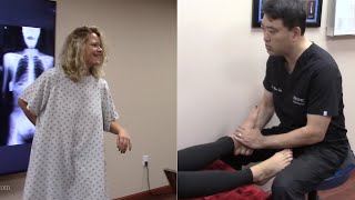 Tears of Joy after Powerful Foot Adjustment 2nd Visit from Dr Suh Chiropractic [upl. by Airenahs]