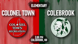 Colonel Town at Colebrook  ELEMENTARY BOYS SOCCER  Oct 2 2024 [upl. by Kantor]