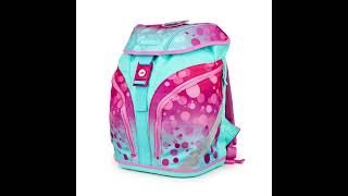 2023 herlitz Schulrucksack SoftLight GREENline PinkBubbles 360° Ansicht [upl. by Li766]