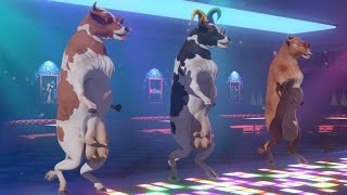 FUNNY COW DANCE 2 │ Cow Song amp Cow Videos 2024│By Twiddlie [upl. by Eberle]