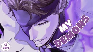 Nightcore  My Demons Starset  Lyrics [upl. by Dnomar560]