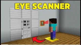 Actually Starting Working Eye Scanner in Minecraft Bedrock No Mods [upl. by Trueman]