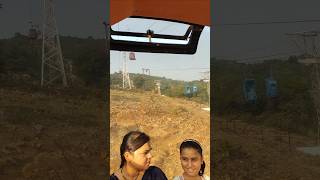 Ropeway Ride  Rajgir Bihar ropeway rajgirtour bihar rahulbabavlog [upl. by Sirtaeb]