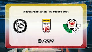 SK Sturm Graz vs WSG Tirol  Prediction  202425 Admiral Bundesliga  EA FC 24 [upl. by Akkim]