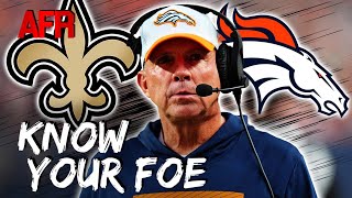 Know Your Foe Denver Broncos vs New Orleans Saints Preview  Sean Payton Returns [upl. by Rosel]