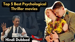 Top 5 Best Psychological Thriller movies all time Hindi Dubbed  From Se7en to Shutter Island Movie [upl. by Sorodoeht]