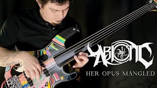 Abiotic  Her Opus Mangled Feat Jared Smith of Archspire Guitar  Bass Playthrough [upl. by Savage]