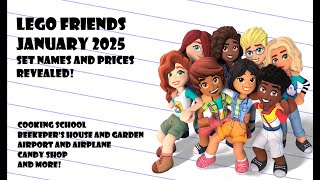 UPDATED VIDEO  LEGO FRIENDS WINTER 2025 SET NAMES AND PRICES REVEALED [upl. by Yatnuahs860]