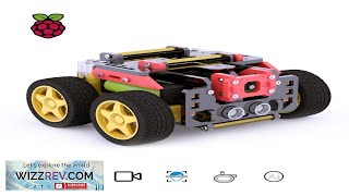 Adeept AWR 4WD WiFi Smart Robot Car Kit for Raspberry Pi DIY Review [upl. by Jaret]