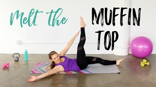 Muffin Top Workout  How to lose those Love Handles [upl. by Atnom]