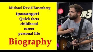 Michael David Rosenberg passanger Biography  quick facts  family  career  lifestory [upl. by Janet]