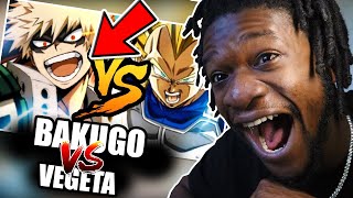 BAKUGO VS VEGETA RAP BATTLE  RUSTAGE ft Shwabadi REACTION [upl. by Alvinia]