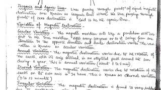 25 Isogonic and Agonic Lines Variation in magnetic declination  Compass Surveying [upl. by Ollecram4]