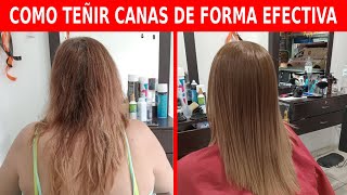 Como tinturar canas de forma EFECTIVA  001 [upl. by Ames526]