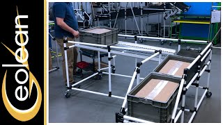 Geolean 90 Degree Turn Flow Rack [upl. by Ingeborg]