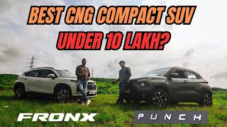 Owners Battle Tata Punch Accomplished Dazzle S CNG vs Fronx Delta CNG Which is Best CNG CAR [upl. by Enilauqcaj]