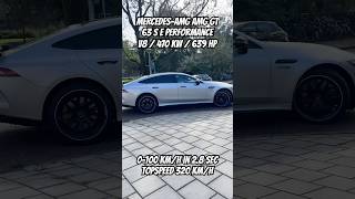 This MERCEDESAMG AMG GT 63 S E PERFORMANCE has insane numbers on acceleration shorts [upl. by Endo143]