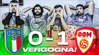 VERGOGNOSO 🇮🇹 ITALIA 01 MACEDONIA 🇲🇰  LIVE REACTION ITALIANI HD [upl. by Aurelia]