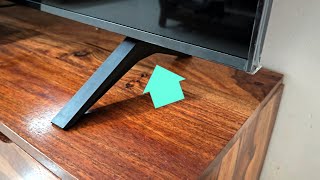 LG 65inch 4K TV 2023  How to Fix Remove Stand screw size in description [upl. by Alvin]