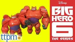 Big Hero 6 The Series ArmorUp Baymax 20 and FlameBlast Flying Baymax from Bandai [upl. by Wardieu978]