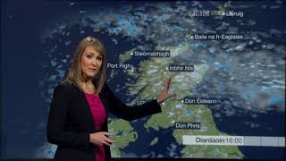 Kirsteen MacDonald BBC Alba An La Weather March 28th 2018 [upl. by Audun]