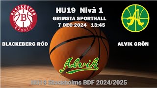 HU19 ALVIK BASKET  BLACKEBERG [upl. by Alyak173]