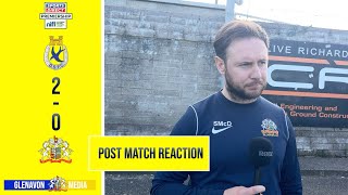 REACTION  Stephen McDonnell Post Match Interview  Dungannon 20 Glenavon  200424 [upl. by Sarina]