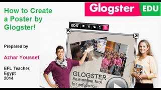 How to create a Poster by Glogster [upl. by Maressa42]