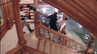 〽️TITANIC Behind The Scenes HD 60fps The Dining Room [upl. by Yemar]