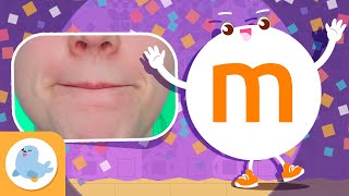 Phonics for Kids 🗣 The m Sound ❄️ Phonics in English 🛴 [upl. by Atinniuq601]