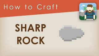 How to Craft a Sharp Rock in On My Own [upl. by Saffier36]