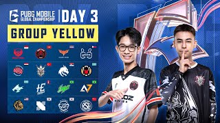 EN 2024 PMGC League  Group Yellow Day 3  PUBG MOBILE Global Championship [upl. by Grissel568]