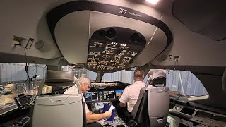 United Airlines Exclusive Boeing 7879 Cockpit Tour and FULL BRIEFING  UA2105 [upl. by Gillie583]