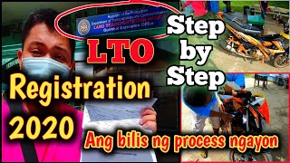 LTO RENEWAL OF MOTORCYCLE REGISTRATION 2020 STEP by STEPhow to register motorcycle to LTO 2020 [upl. by Nariko]