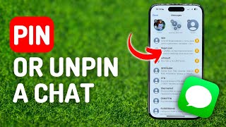 How to Pin or Unpin a Chat on Messages App on iPhone 15 Pro [upl. by Cherin]