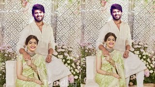 Rashmika Mandana Getting Engaged with her boyfriend Vijay Devrakonda Rashmika Engagement video [upl. by Thesda]