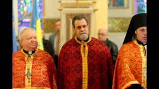 Photos Patriarch Filaret with Bishop Richard at St Nicholas Ukrainian Catholic Cathedral [upl. by Atiuqehs]