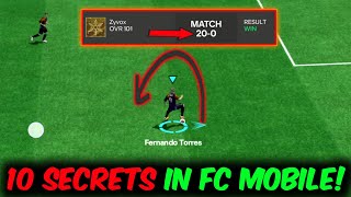 10 Secret TIPS NO ONE WILL TELL YOU in FC Mobile  Mr Believer [upl. by Anesuza]