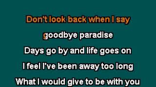 Paradise Tesla Karaoke Lyrics [upl. by Anelegna644]