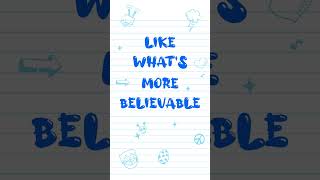 Like Whats More Believable Animation Meme [upl. by Lydie]