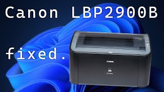 Fix Canon LBP2900B Printer Not Working on Windows 11 [upl. by Sidon]