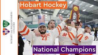 HWS  Hobart Hockey Crowned National Champions [upl. by Seaton]