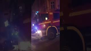 Cieszyn Interwencja przy ul Nowe Miasto Pokoju 30102024r straż policja cieszyn cieszyński [upl. by Nester]